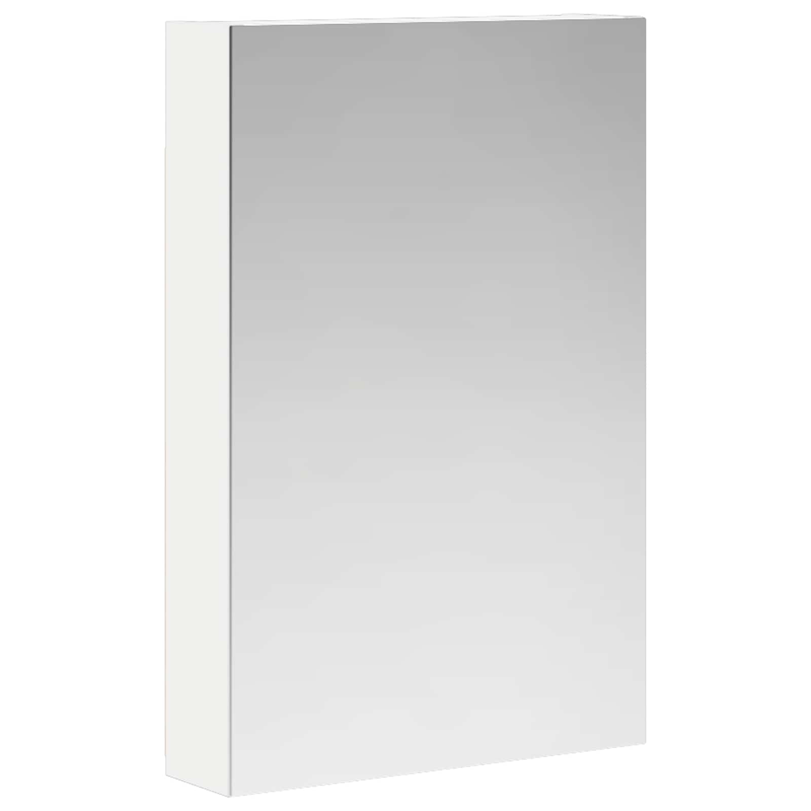 Badeværelsesspejlskab Hvid 40 x 10,5 x 60,5 cm Konstrueret træ
