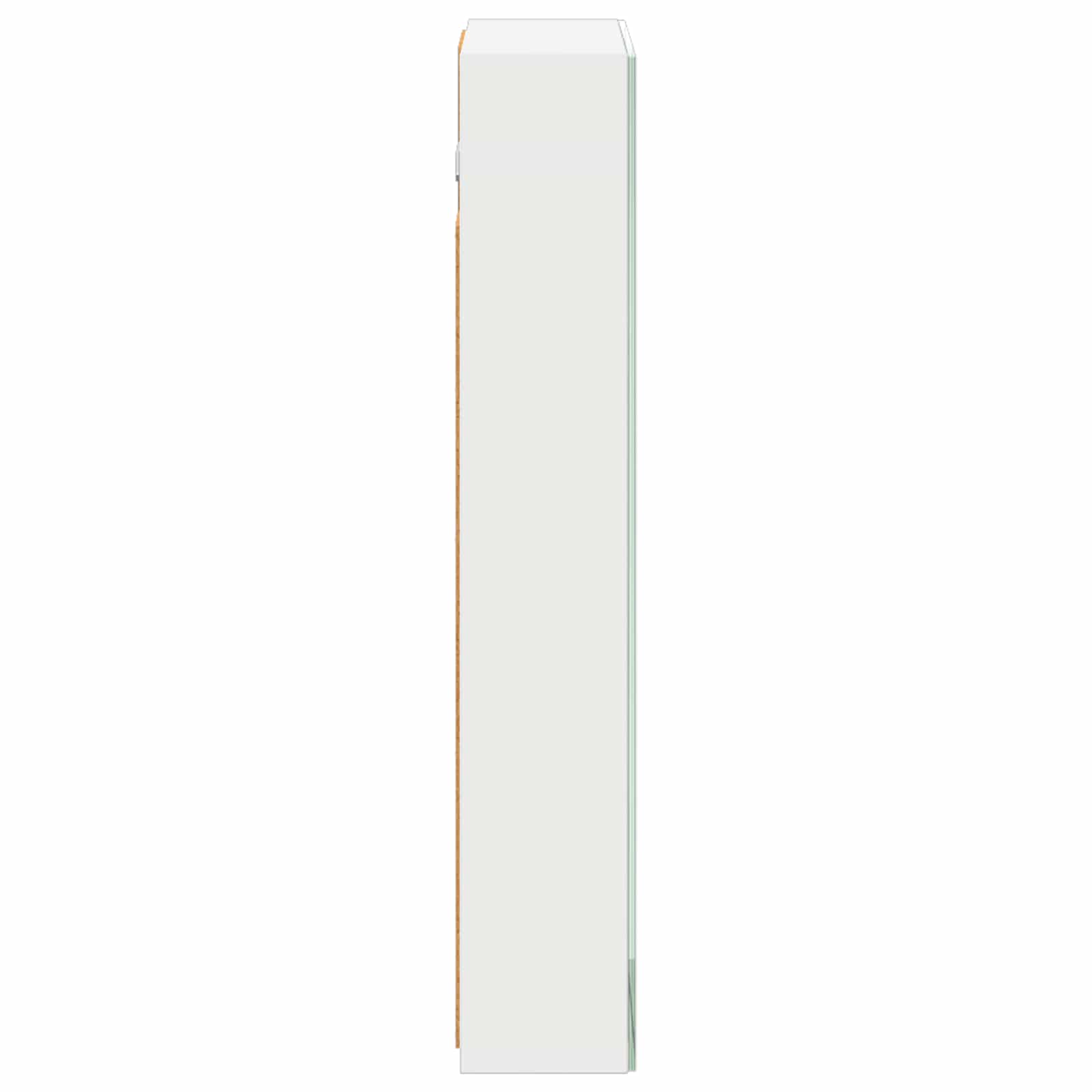 Badeværelsesspejlskab Hvid 40 x 10,5 x 60,5 cm Konstrueret træ