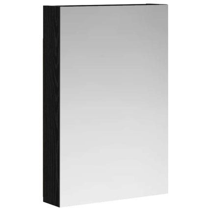 Badeværelsesspejlskab Sort eg 40 x 10,5 x 60,5 cm
