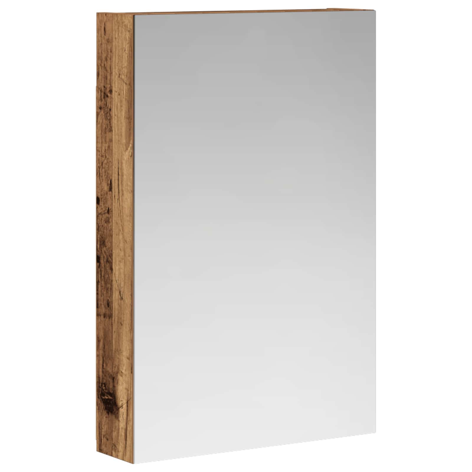 Badeværelsesspejlskab med hylde Gammelt træ 40 x 10,5 x 60,5 cm