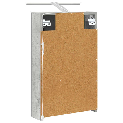 Badeværelsesspejlskab Beton Grå 40 x 10,5 x 60,5 cm