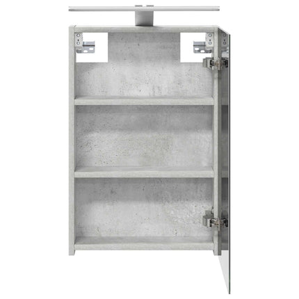 Badeværelsesspejlskab Beton Grå 40 x 10,5 x 60,5 cm
