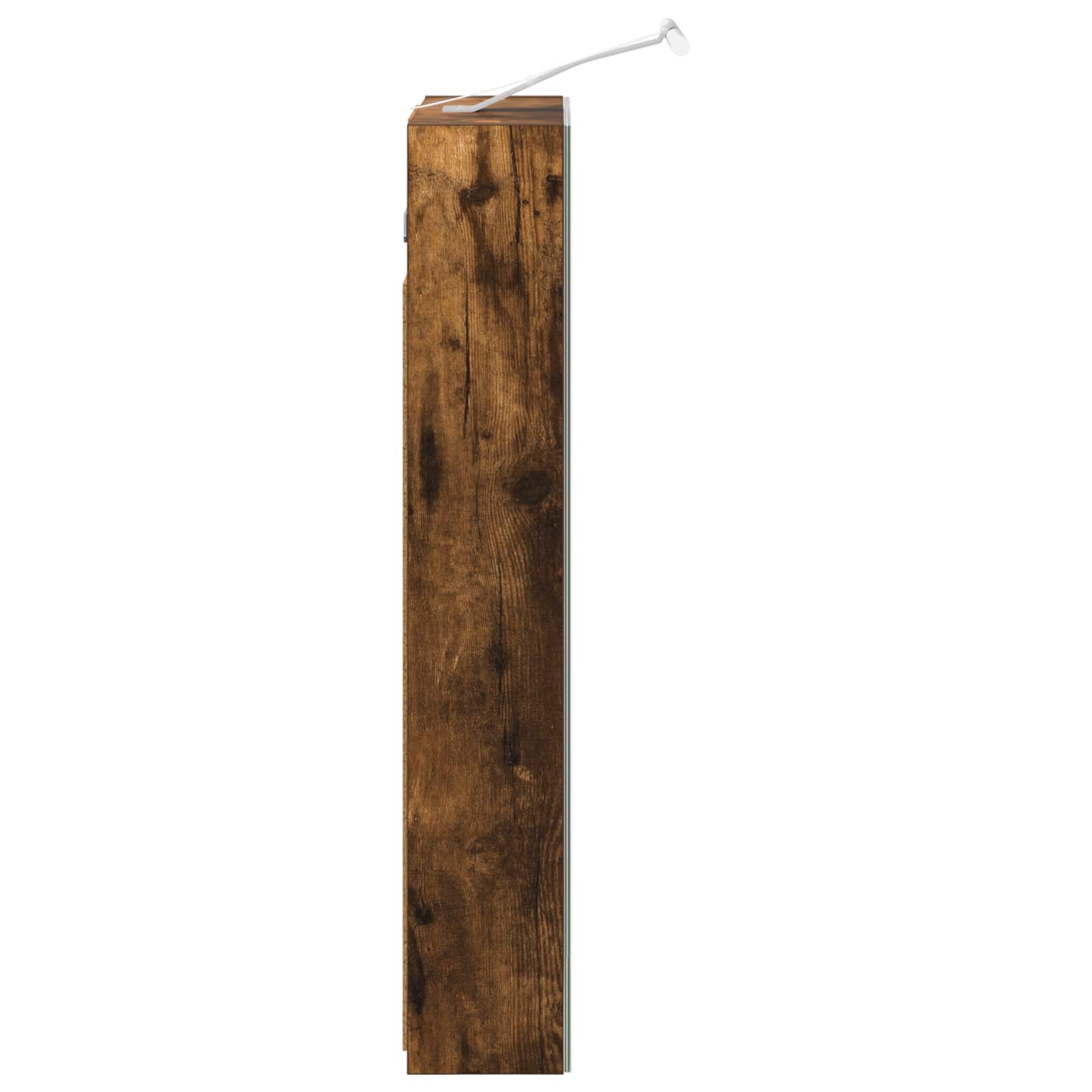 Badeværelsesspejlskab med hylde Røget eg 40 x 10,5 x 60,5 cm