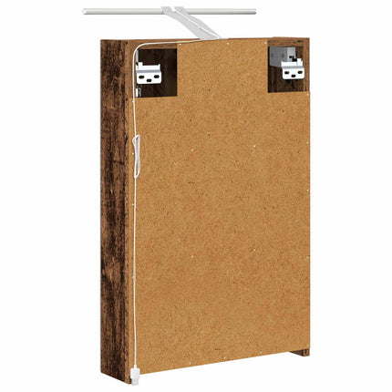 Badeværelsesspejlskab Gammelt træ 40 x 10,5 x 60,5 cm