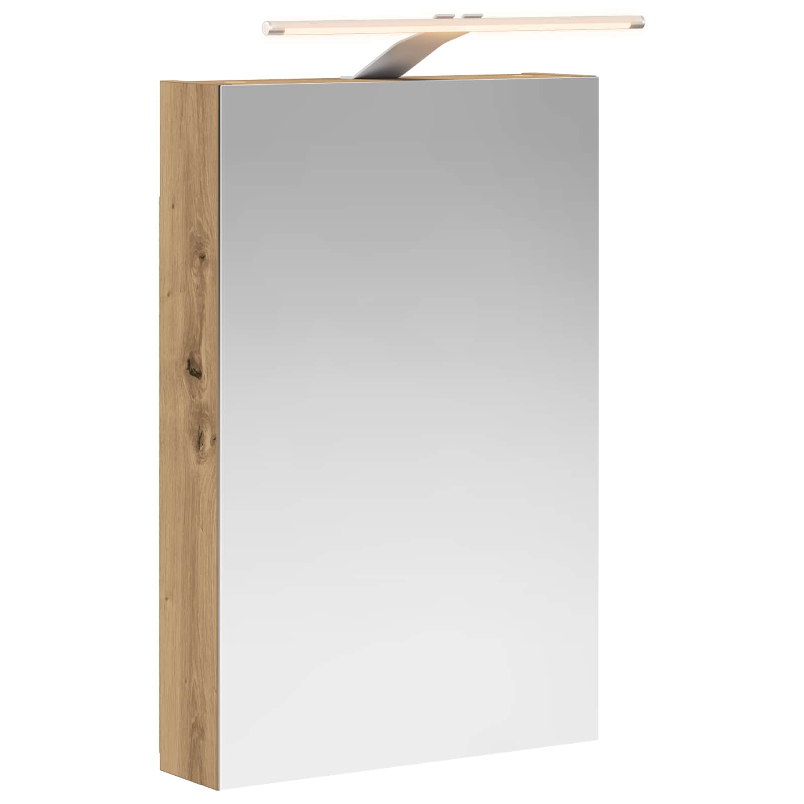 Badeværelsesspejlskab med hylde Artisan eg 40 x 10,5 x 60,5 cm