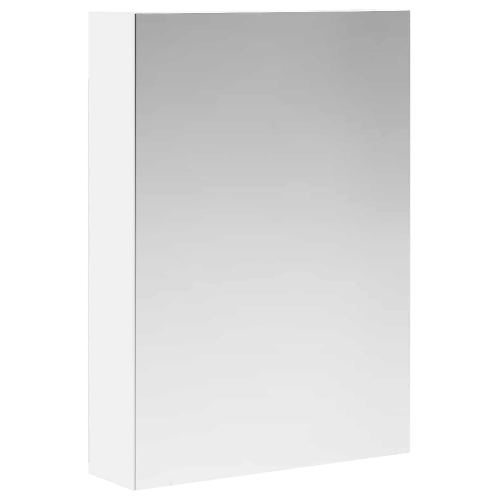 Badeværelsesspejlskab Hvid 50 x 14,5 x 70 cm Konstrueret træ