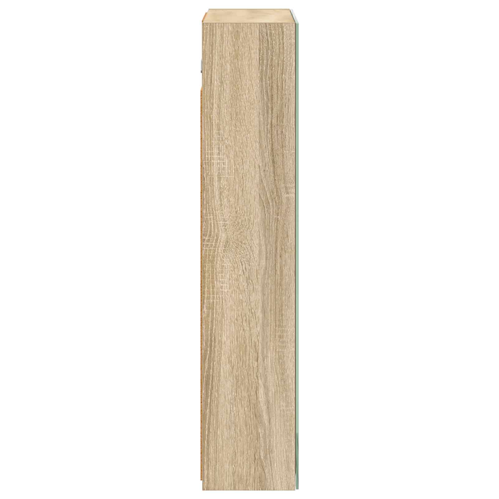 Badeværelsesspejlskab med hylde Sonoma eg 50 x 14,5 x 70 cm