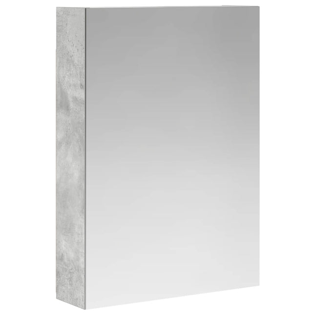 Badeværelsesspejlskab med hylde Beton Grå 50 x 14,5 x 70 cm