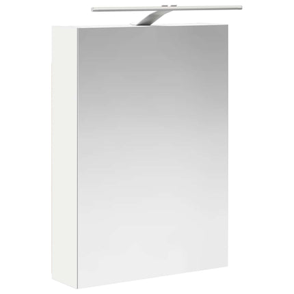 Badeværelsesspejlskab Hvid 50 x 14,5 x 70 cm Konstrueret træ