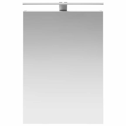 Badeværelsesspejlskab Hvid 50 x 14,5 x 70 cm Konstrueret træ