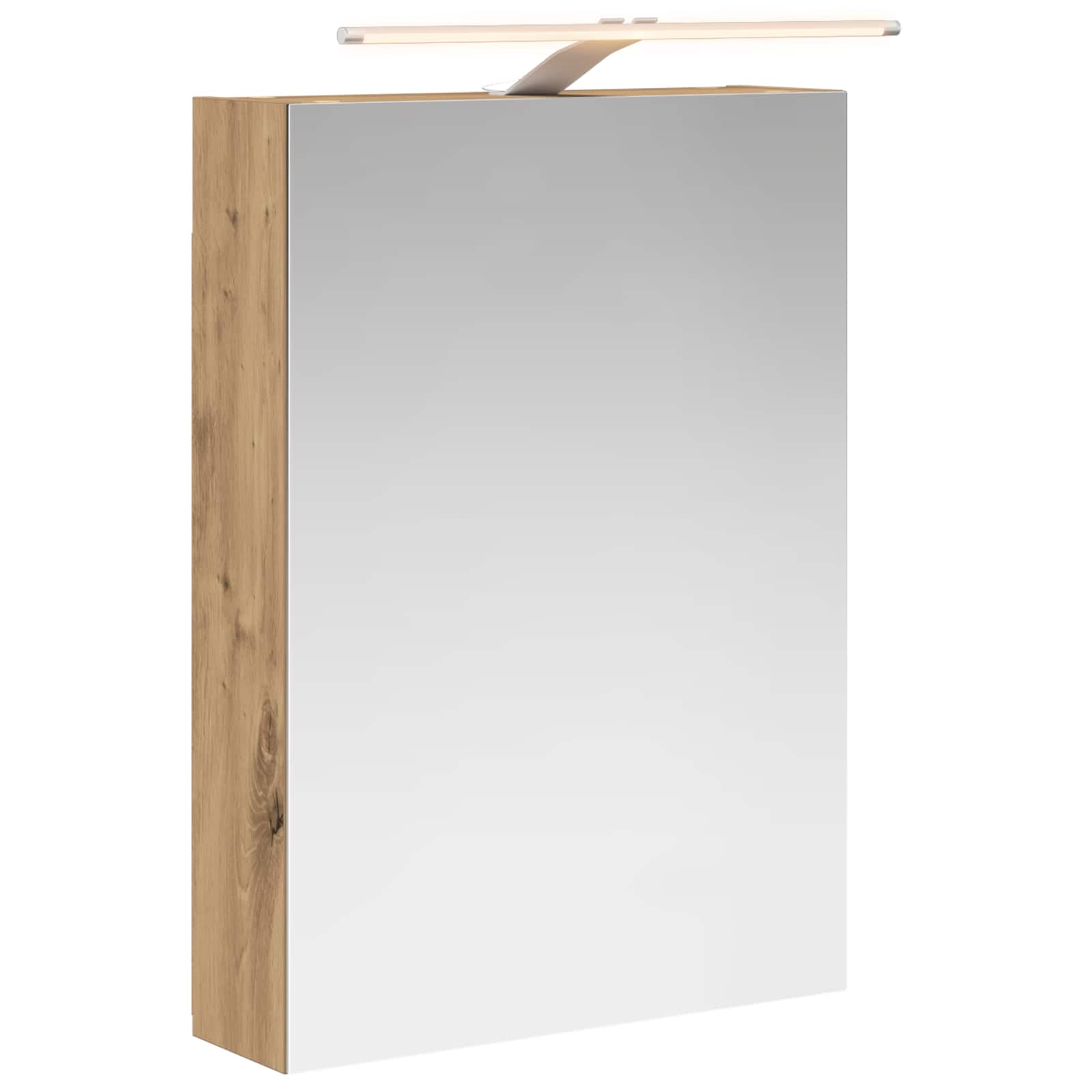 Badeværelsesspejlskab med hylde Artisan eg 50 x 14,5 x 70 cm