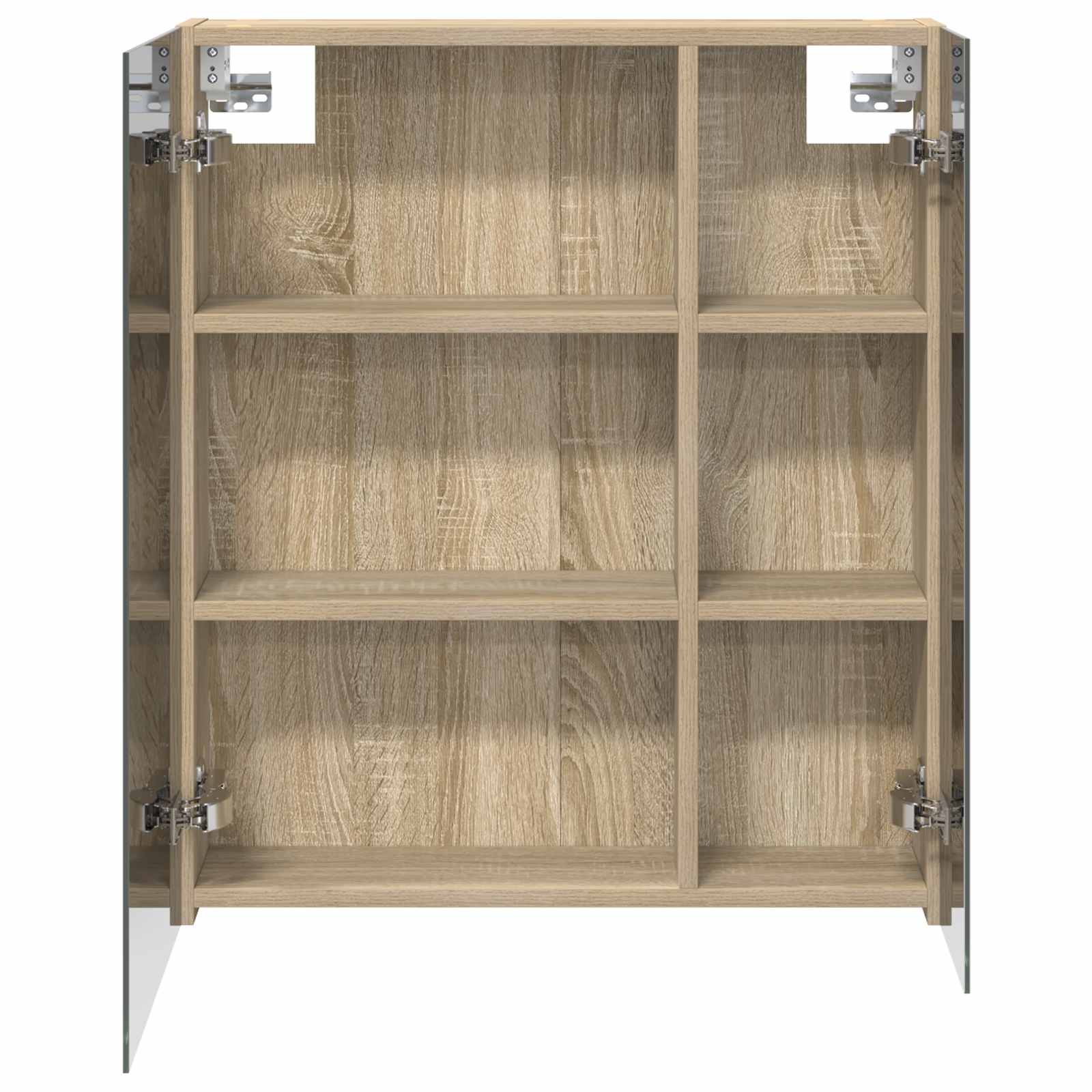 Badeværelsesspejlskab med hylde Sonoma eg 60 x 14,5 x 70 cm