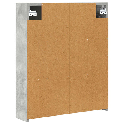 Badeværelsesspejlskab Beton Grå 60 x 14,5 x 70 cm