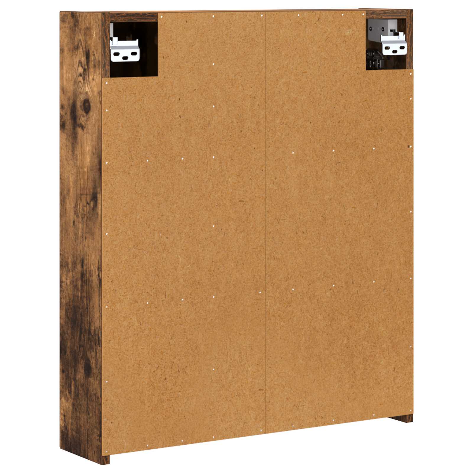Badeværelsesspejlskab med hylde Røget eg 60 x 14,5 x 70 cm