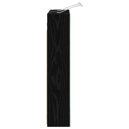 Badeværelsesspejlskab Sort eg 60 x 14,5 x 70 cm Konstrueret træ
