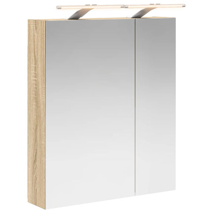 Badeværelsesspejlskab Sonoma eg 60 x 14,5 x 70 cm
