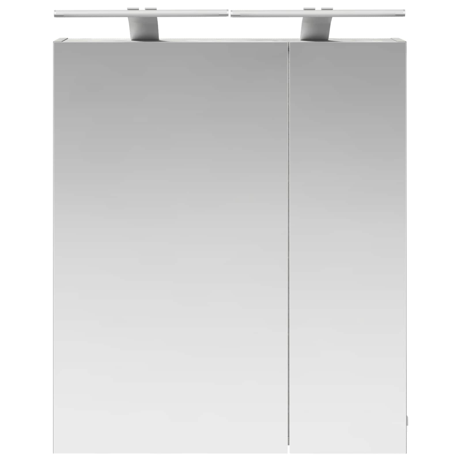Badeværelsesspejlskab med hylde Beton Grå 60 x 14,5 x 70 cm