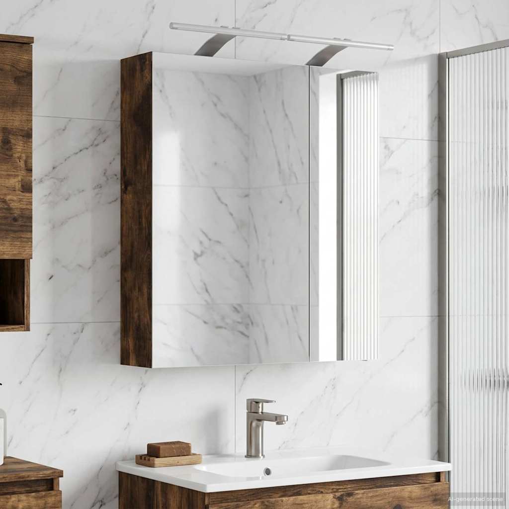 Badevrelsesspejlskab Rget eg 60 x 14,5 x 70 cm