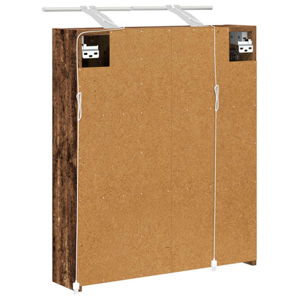 Badeværelsesspejlskab Gammelt træ 60 x 14,5 x 70 cm