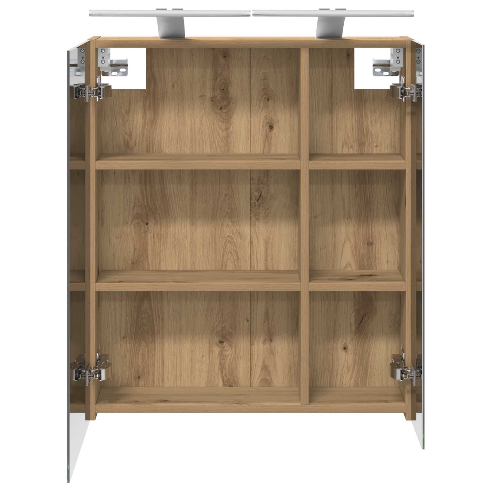 Badeværelsesspejlskab med hylde Artisan eg 60 x 14,5 x 70 cm
