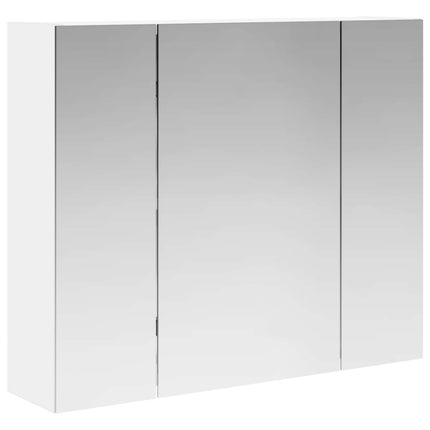Badeværelsesspejlskab Hvid 60 x 14,5 x 50 cm Konstrueret træ
