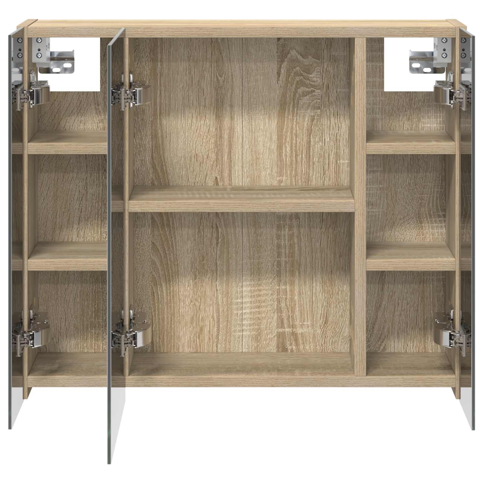 Badeværelsesspejlskab Sonoma eg 60 x 14,5 x 50 cm