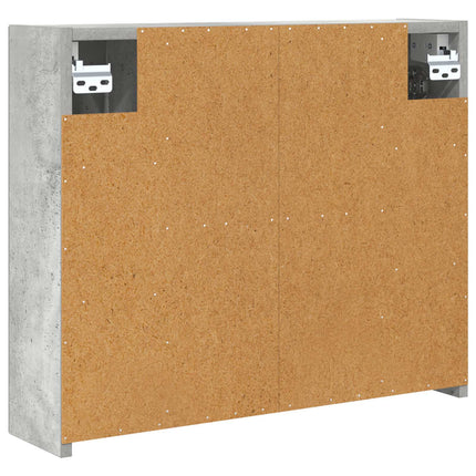 Badeværelsesspejlskab Beton Grå 60 x 14,5 x 50 cm