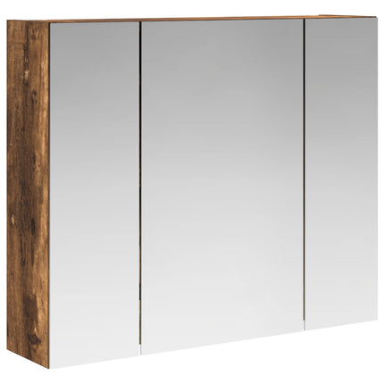 Badeværelsesspejlskab Røget eg 60 x 14,5 x 50 cm