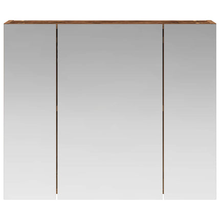 Badeværelsesspejlskab Gammelt træ 60 x 14,5 x 50 cm
