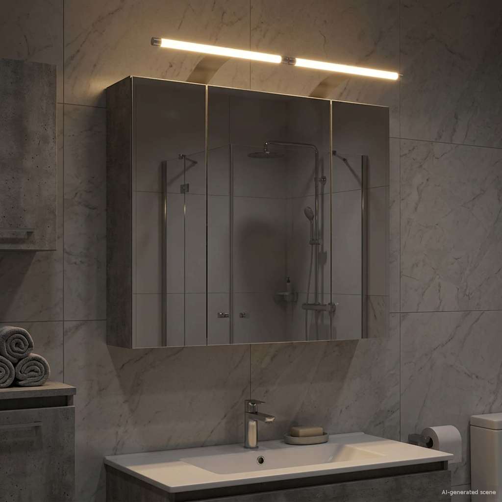 Badevrelsesspejlskab Beton Gr 60 x 14,5 x 50 cm