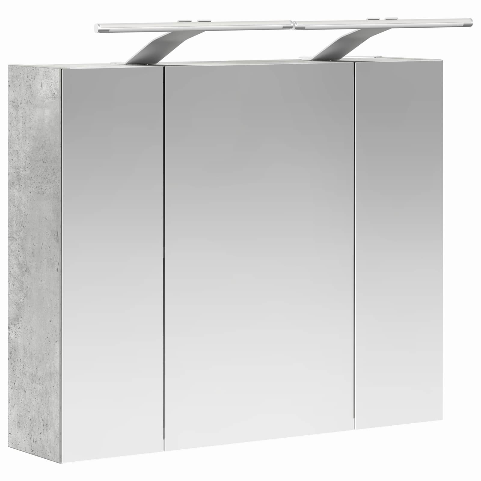 Badeværelsesspejlskab Beton Grå 60 x 14,5 x 50 cm