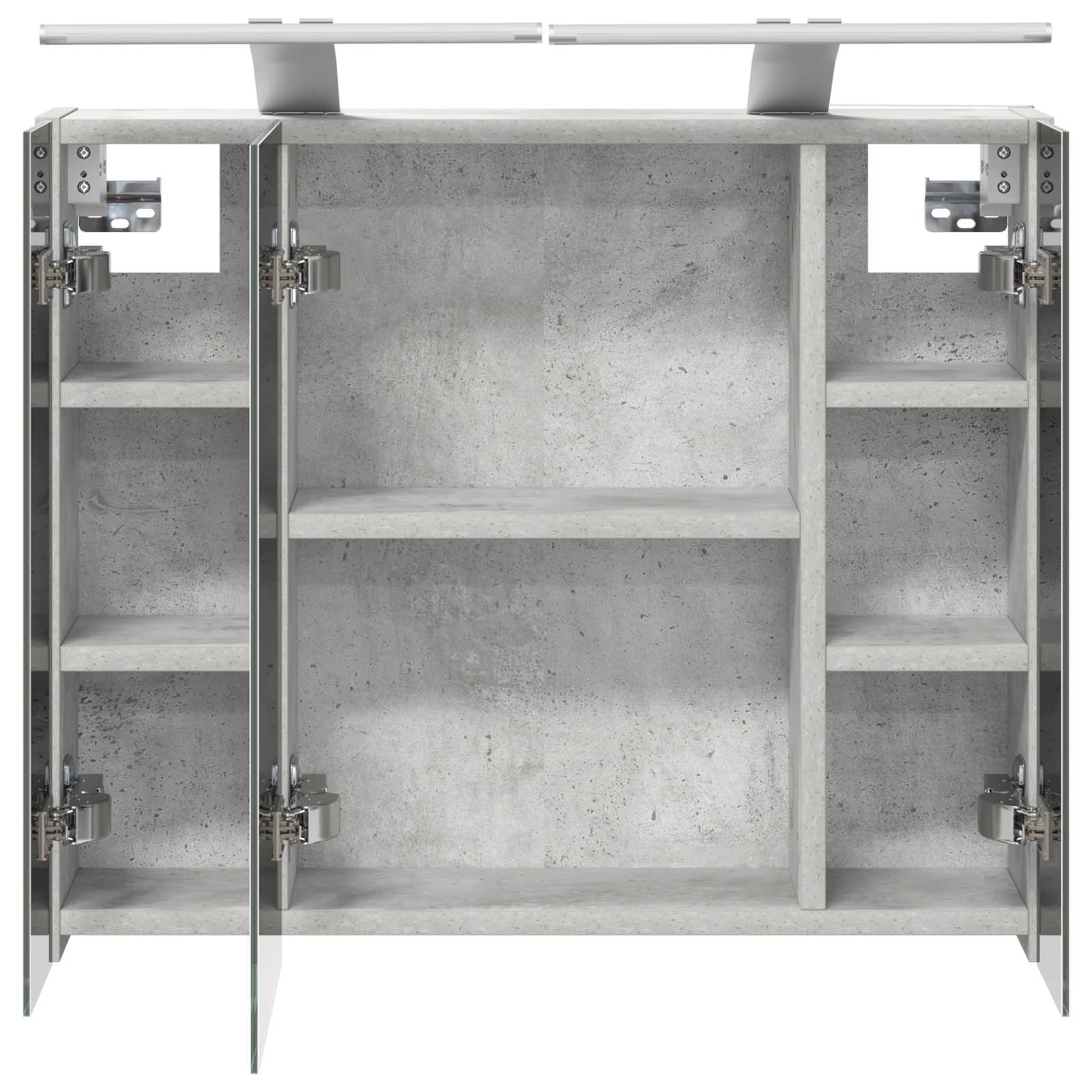 Badeværelsesspejlskab Beton Grå 60 x 14,5 x 50 cm