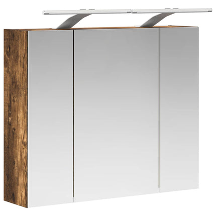 Badeværelsesspejlskab Røget eg 60 x 14,5 x 50 cm