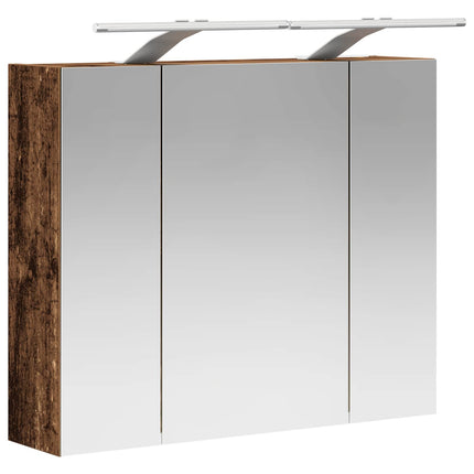 Badeværelsesspejlskab Gammelt træ 60 x 14,5 x 50 cm