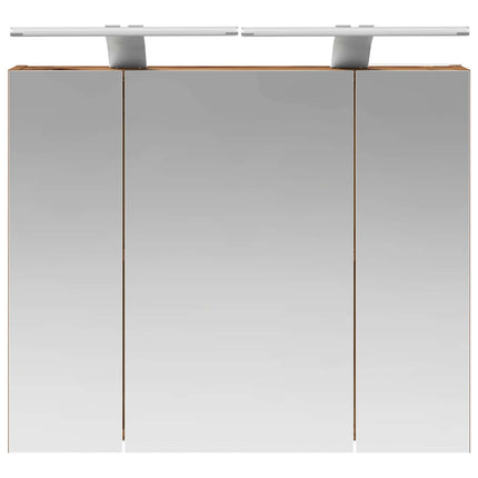 Badeværelsesspejlskab Gammelt træ 60 x 14,5 x 50 cm