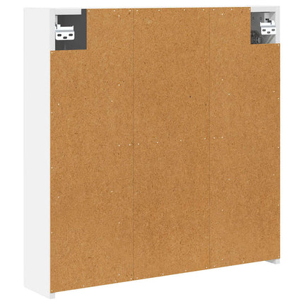 Badeværelsesspejlskab Hvid 70 x 14,5 x 70 cm Konstrueret træ