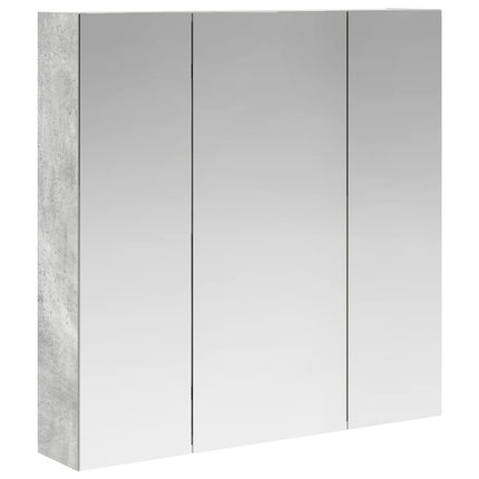 Badeværelsesspejlskab Beton Grå 70 x 14,5 x 70 cm