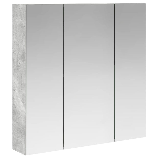 Badeværelsesspejlskab Beton Grå 70 x 14,5 x 70 cm