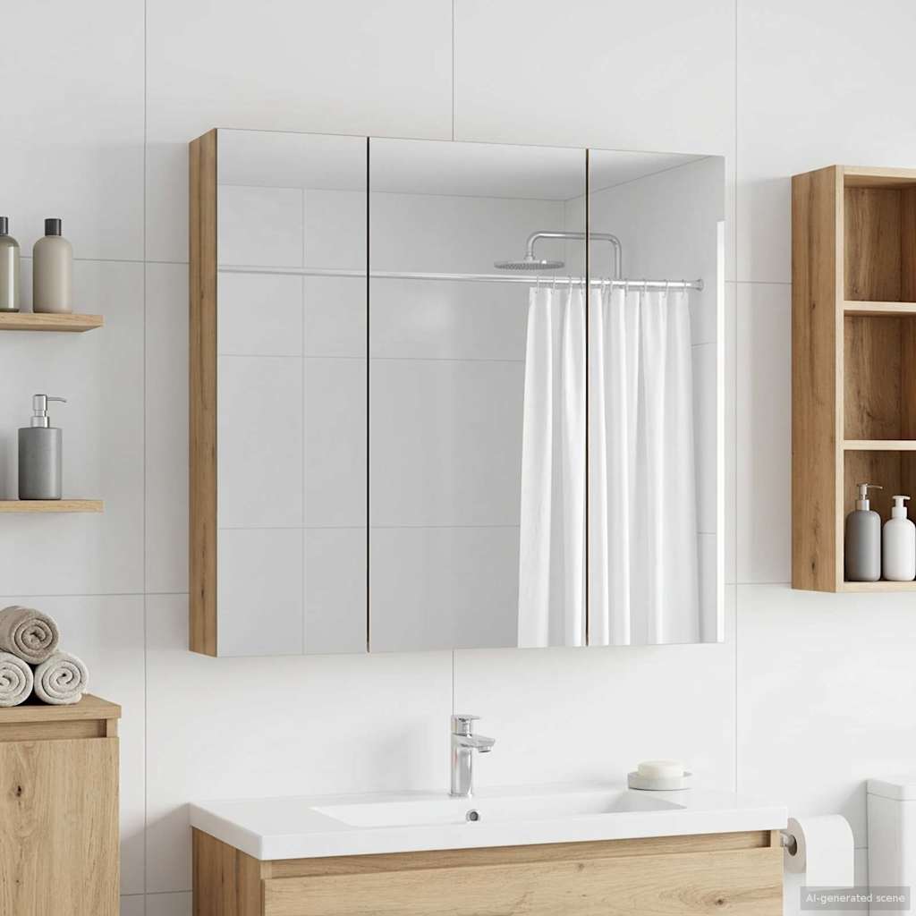 Badevrelsesspejlskab Artisan eg 70 x 14,5 x 70 cm