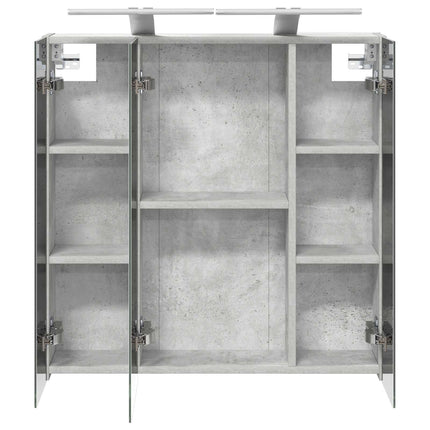 Badeværelsesspejlskab Beton Grå 70 x 14,5 x 70 cm