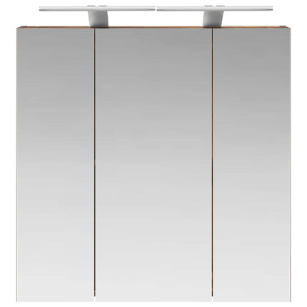 Badeværelsesspejlskab Røget eg 70 x 14,5 x 70 cm