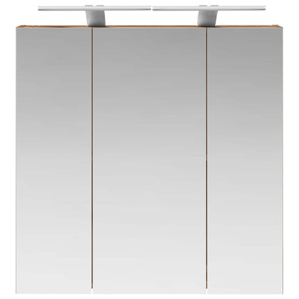 Badeværelsesspejlskab Gammelt træ 70 x 14,5 x 70 cm