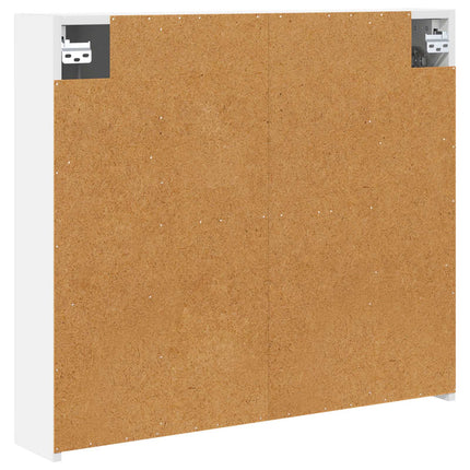 Badeværelsesspejlskab Hvid 80 x 14.5 x 70 cm Konstrueret træ