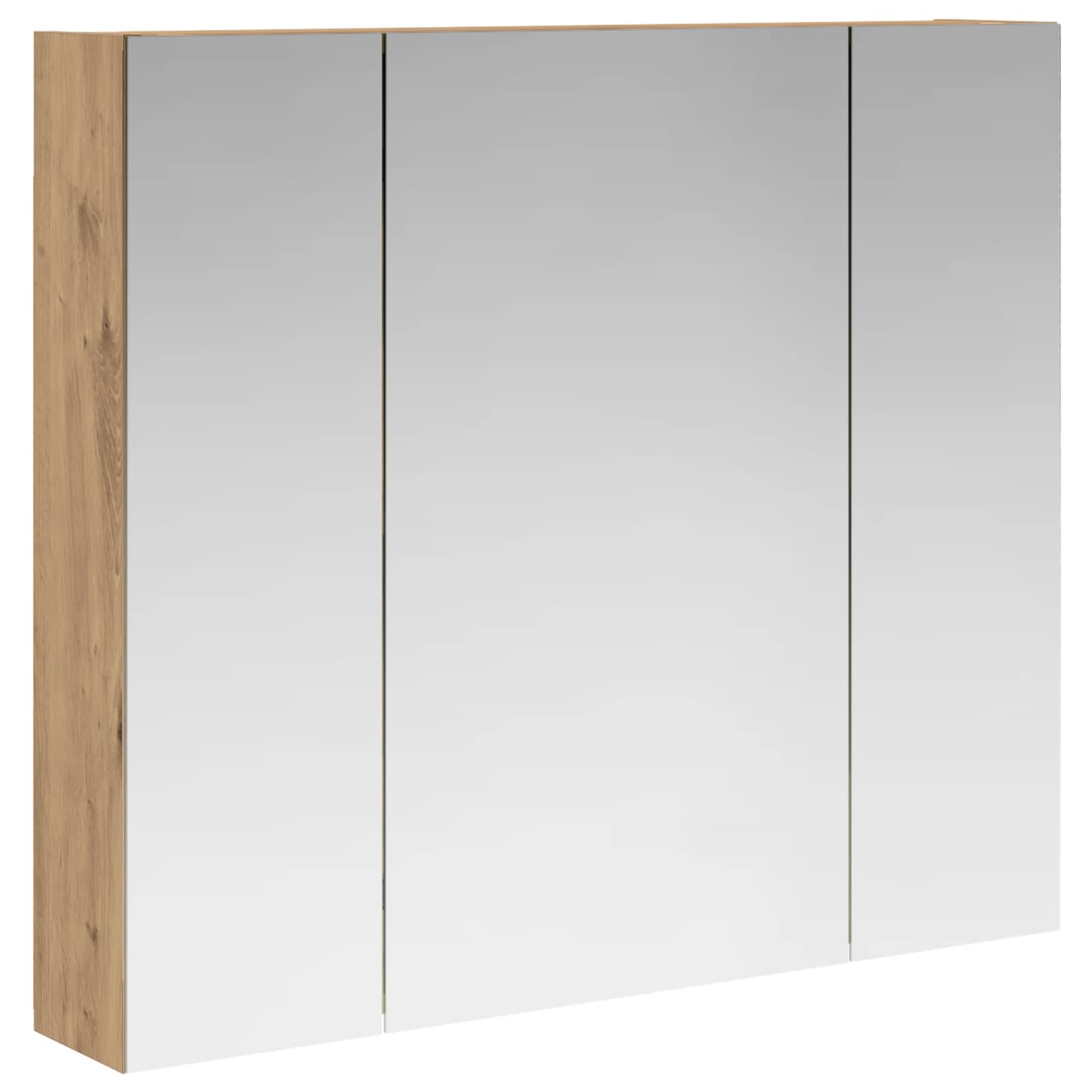 Badeværelsesspejlskab med hylde Artisan eg 80 x 14.5 x 70 cm