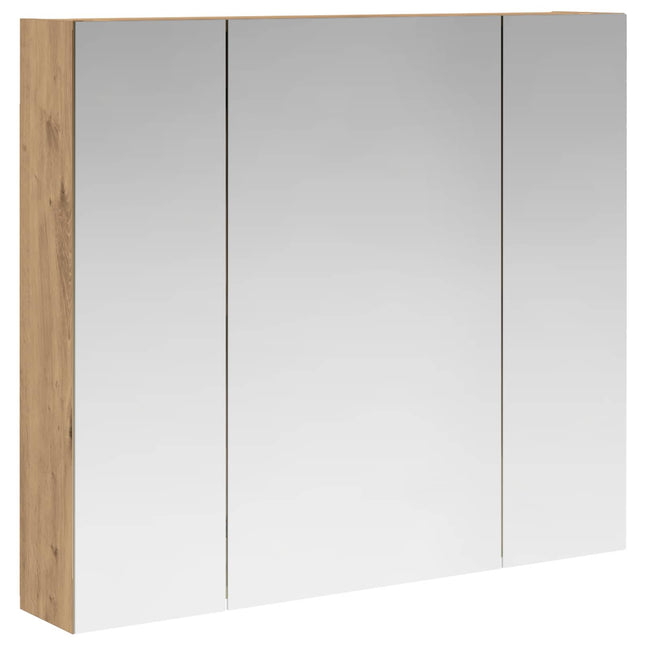 Badeværelsesspejlskab med hylde Artisan eg 80 x 14.5 x 70 cm