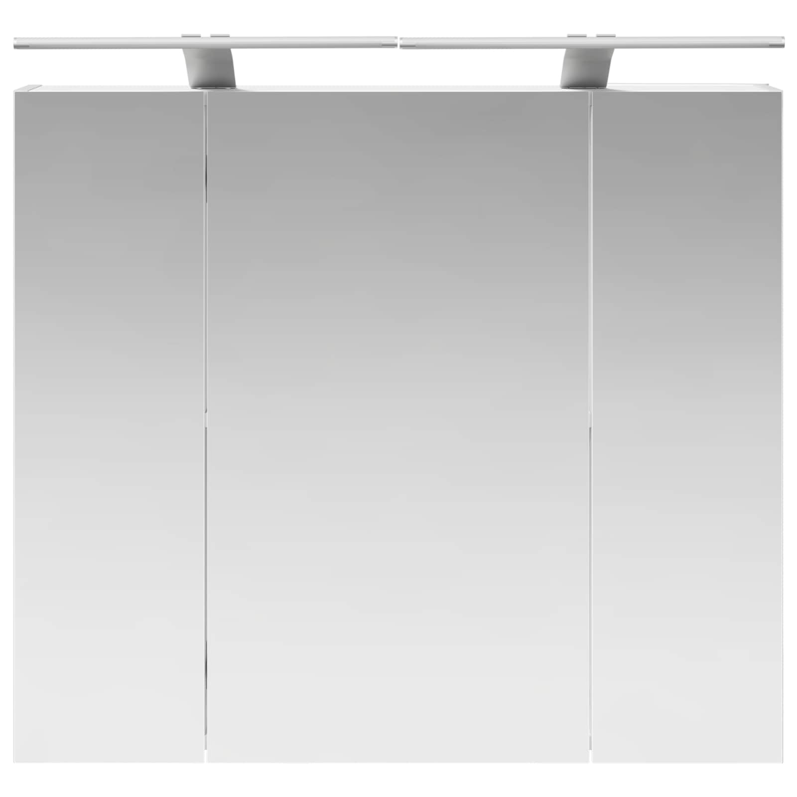 Badeværelsesspejlskab Hvid 80 x 14.5 x 70 cm Konstrueret træ