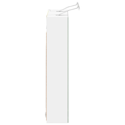 Badeværelsesspejlskab Hvid 80 x 14.5 x 70 cm Konstrueret træ