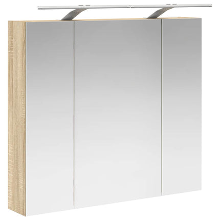 Badeværelsesspejlskab Sonoma eg 80 x 14.5 x 70 cm