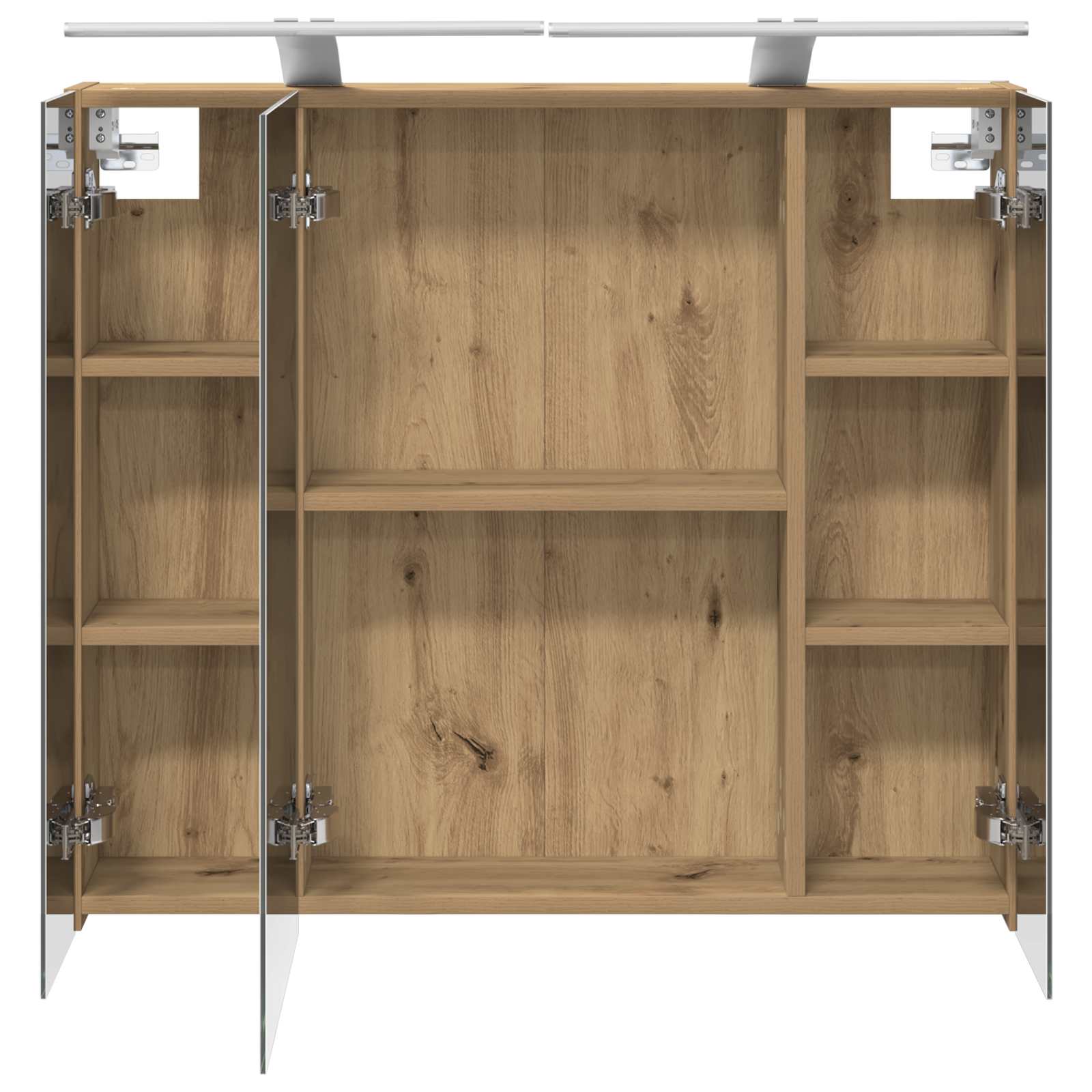 Badeværelsesspejlskab med hylde Artisan eg 80 x 14.5 x 70 cm