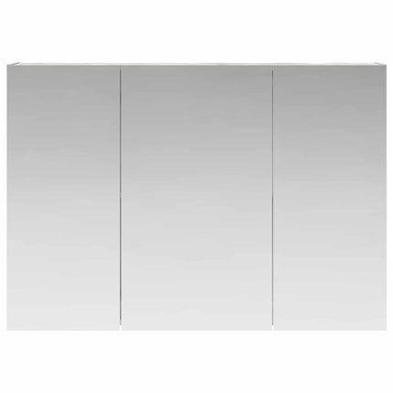 Badeværelsesspejlskab Betongrå 100 x 14,5 x 70 cm